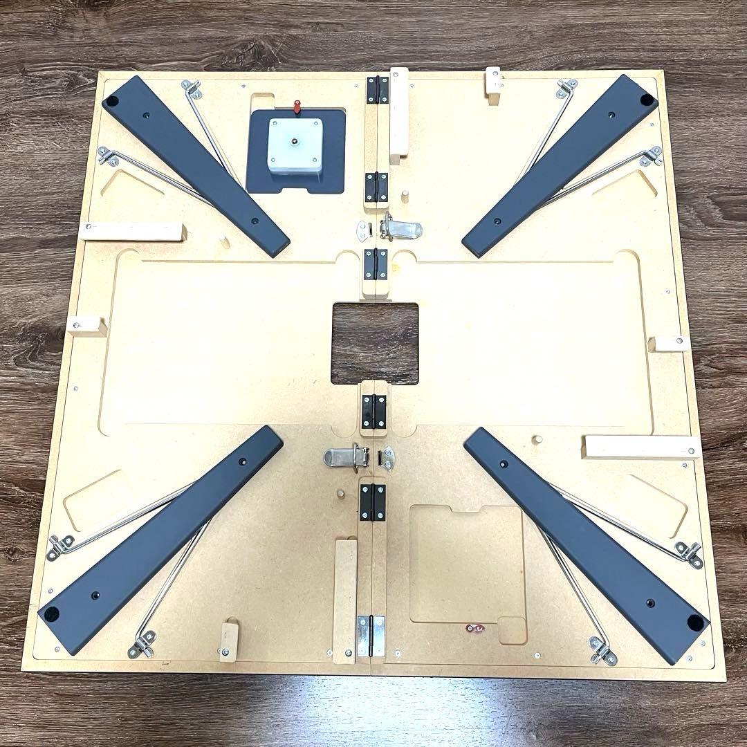 高さ2段階　佐藤美術工芸　麻雀卓　折りたたみ　ポータブル　麻雀セット　テーブル