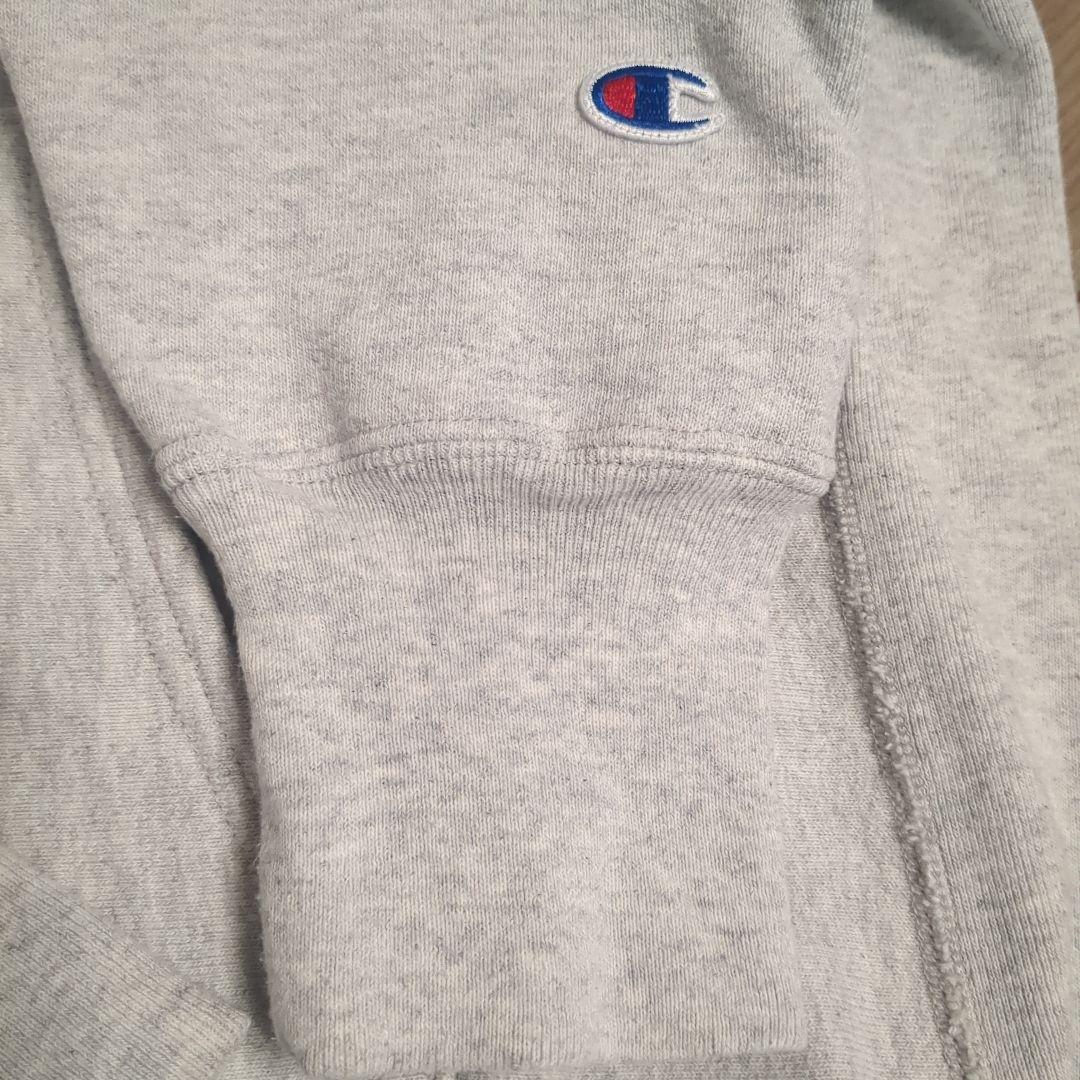Champion グレー 赤タグ　パーカー
