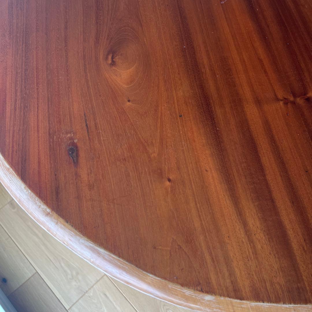 英国製　チーク材　アンティーク　ダイニングテーブル