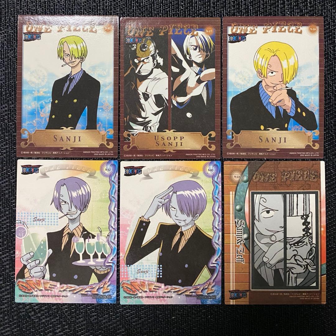 ONE PIECE エッチングカード カードダス マスターズ サンジ　ブロマイド