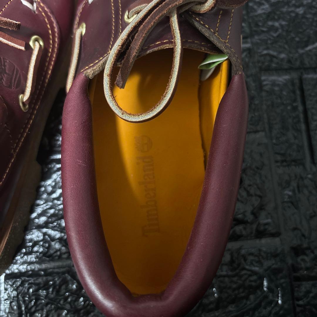 ティンバーランド ズ 3eye クラシックラグ 、バーガンディ