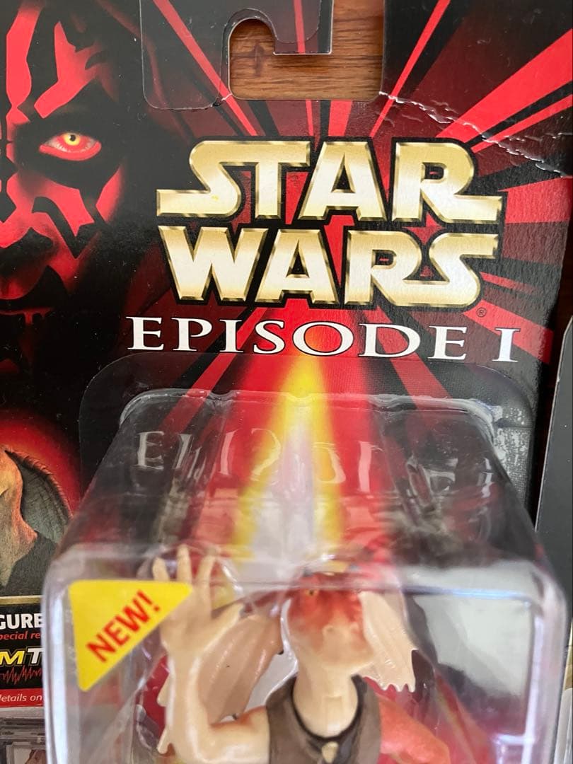 未使用品　スターウォーズ エピソード1 コムテックリーダー&フィギュア　セット