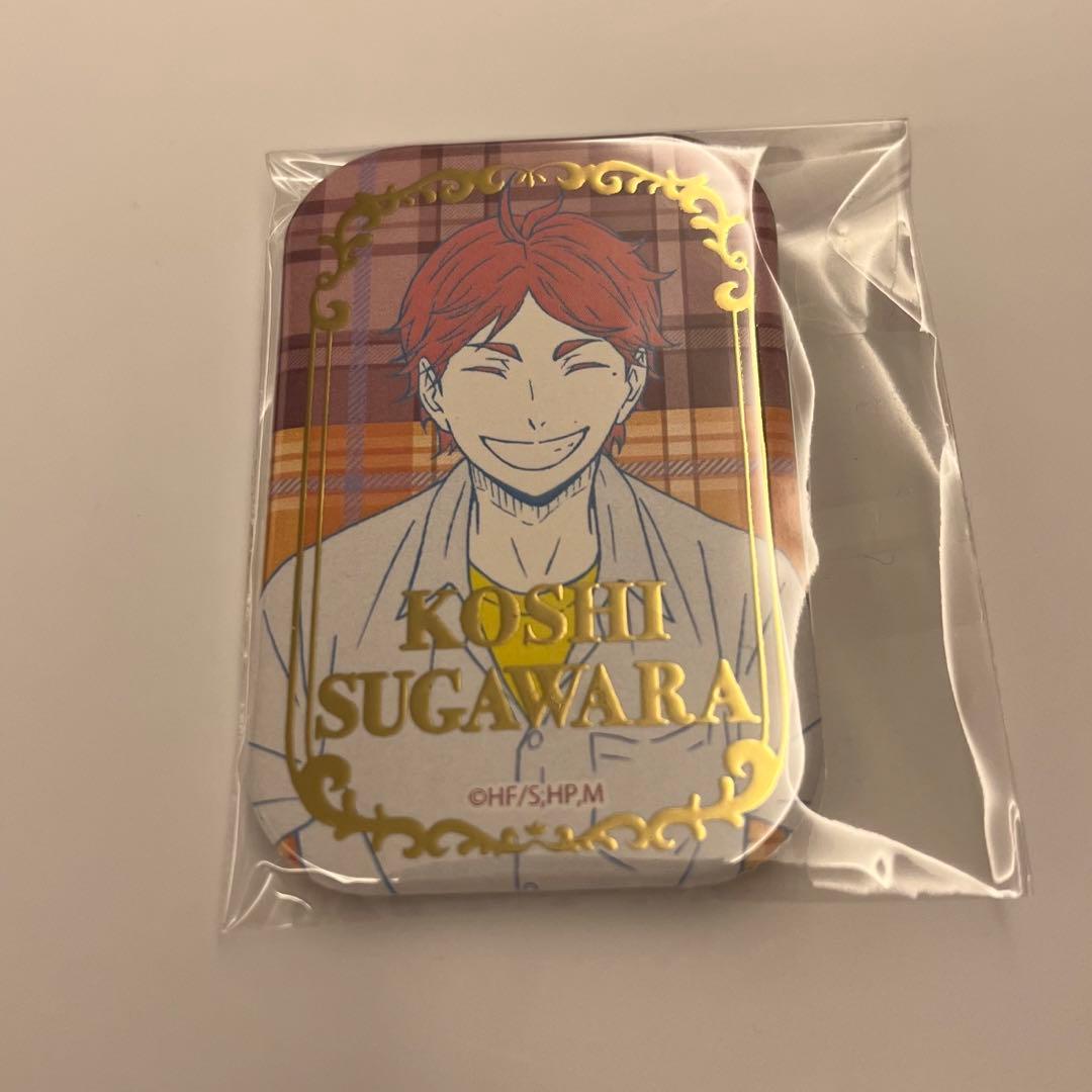ハイキュー 菅原 セブンネット 缶バッジ 菅原孝支 ハイキュー スクエア