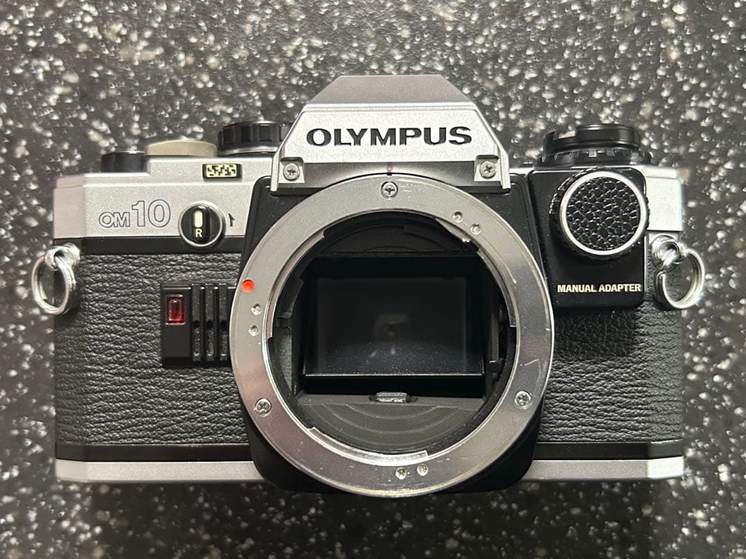 オリンパス カメラ(マニュアルアダプター付き)&望遠レンズ200mm