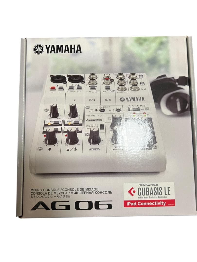YAMAHA AG 06 ミキシングコンソール　新品未使用 YAMAHA AG06 ミキシングコンソール ヤマハ【品】 【公式通販】