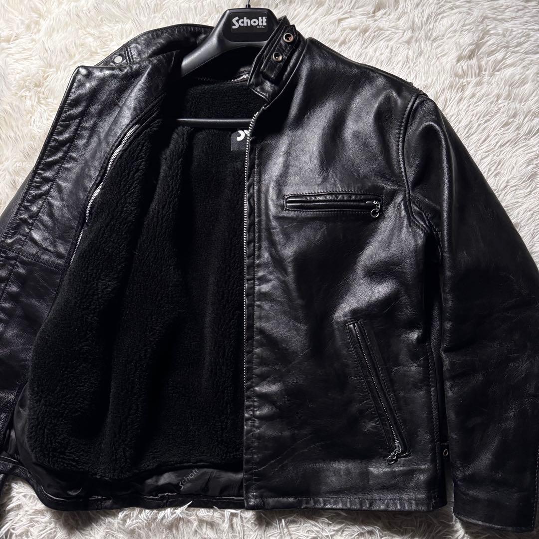 タ*0様 【米国製】schott ライダースジャケット　シングル　641 本革 楽天市場】Schott ショット シングルライダース 641 本革 2025【USA