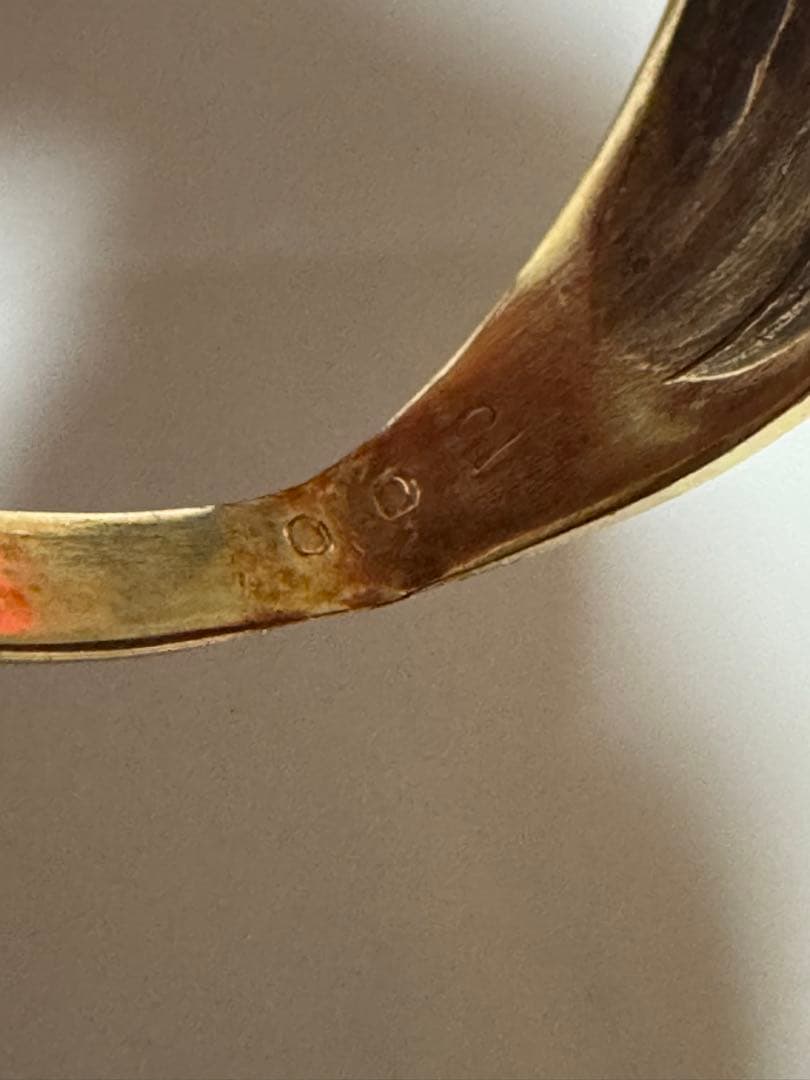 k18 PT900 18号指輪