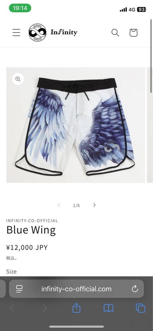 Infinity Blue Wing サーフパンツ フィジーク 上里譲 26