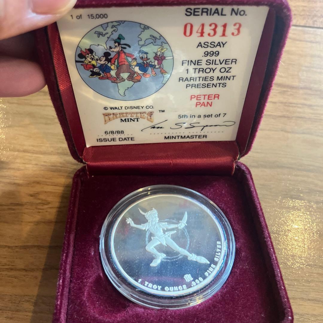 ディズニー .999FINE Silverシルバーコイン 8枚セット ディズニー