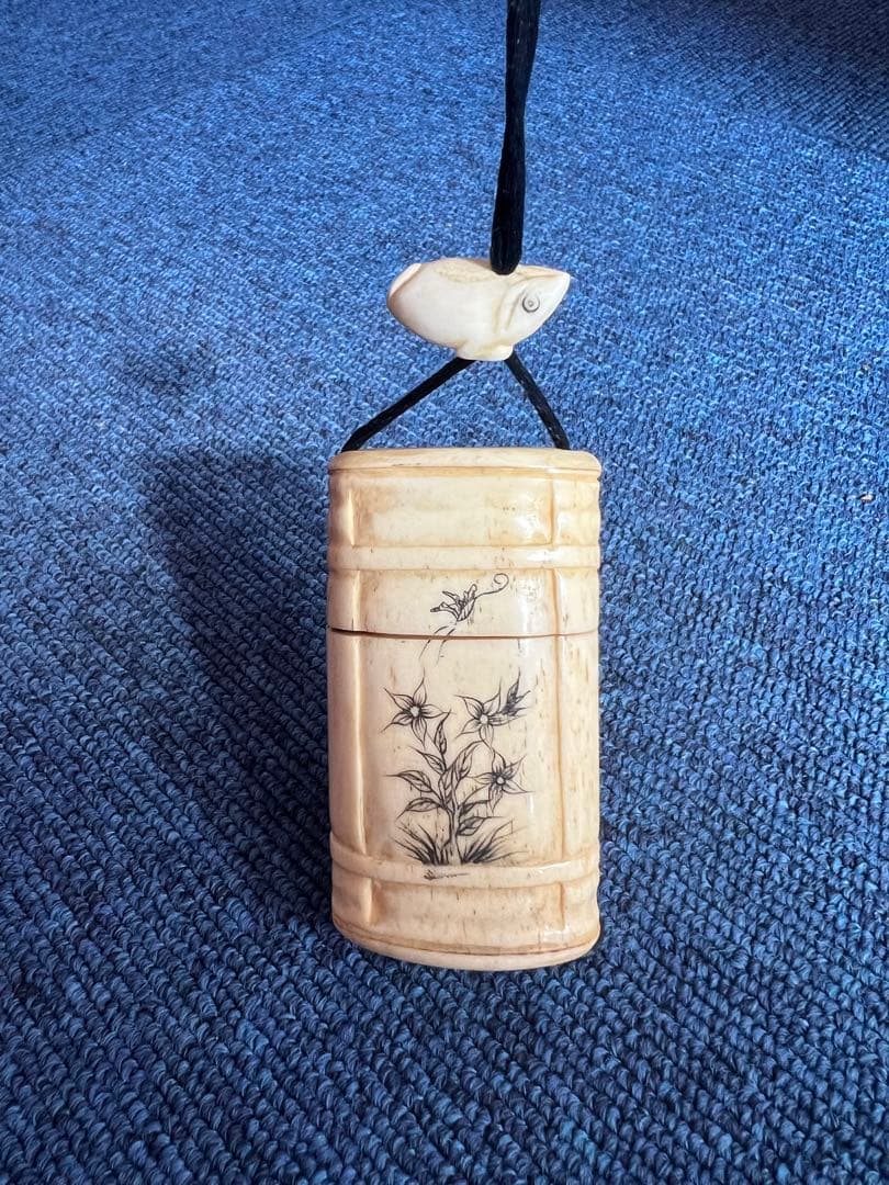 1229 二段印籠 根付 極細工 美術品・アンティーク・コレクション