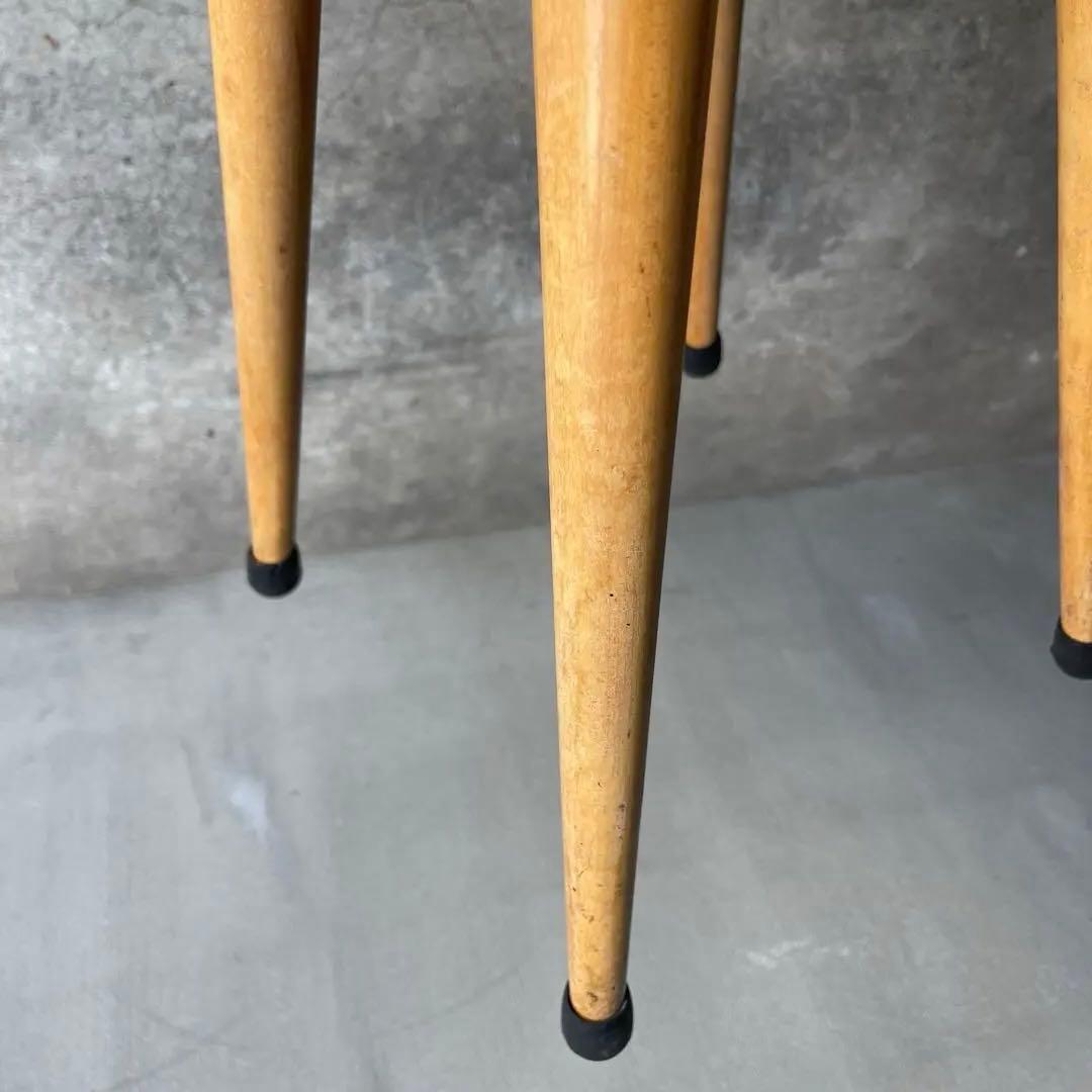 当時物 希少　オールドヴィンテージ　天童木工　リングスツール