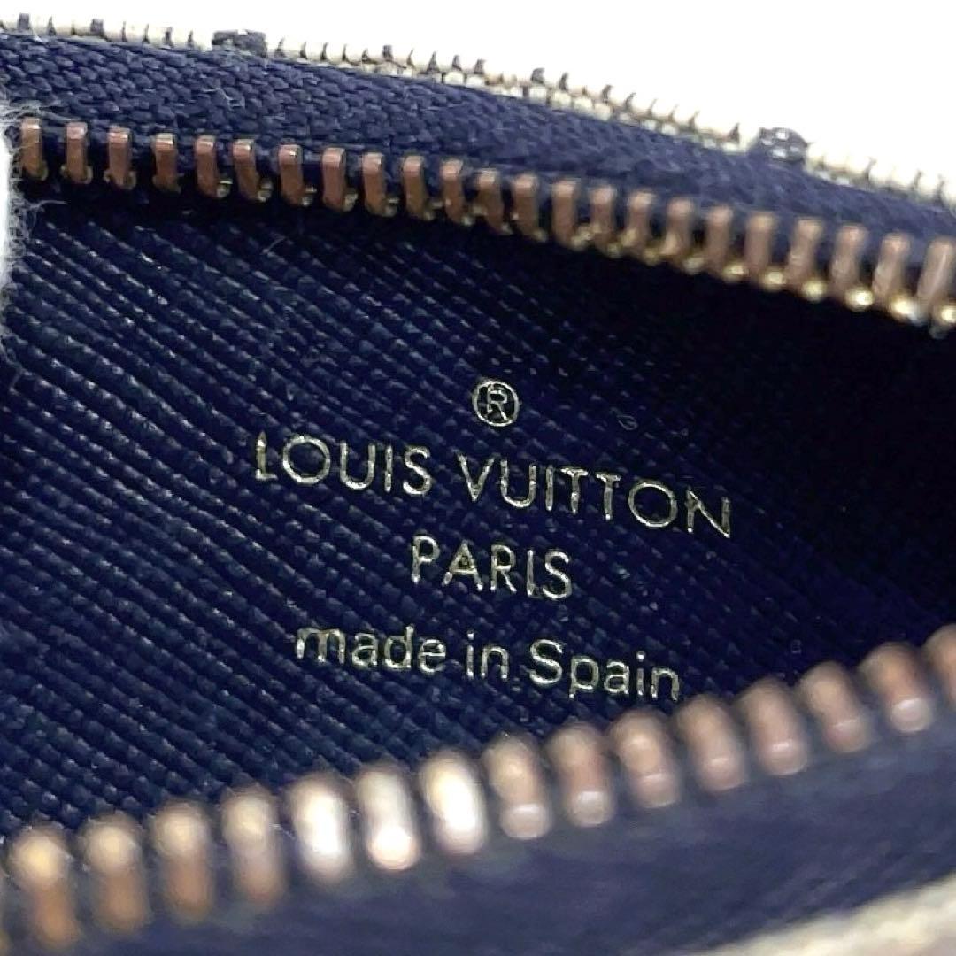 ルイヴィトン ケース モノグラムミニ ポシェットクレ 紺 M92236