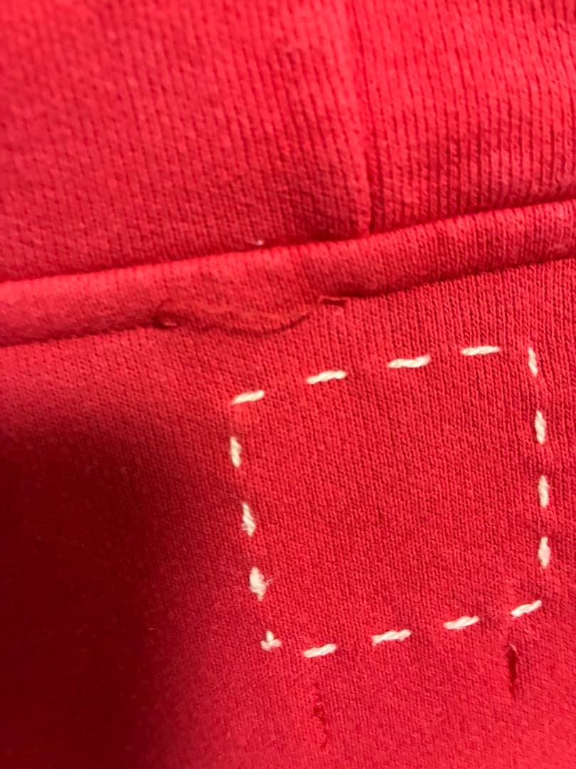 トップス visvim jumbo hoodie p.o. veggie dye red