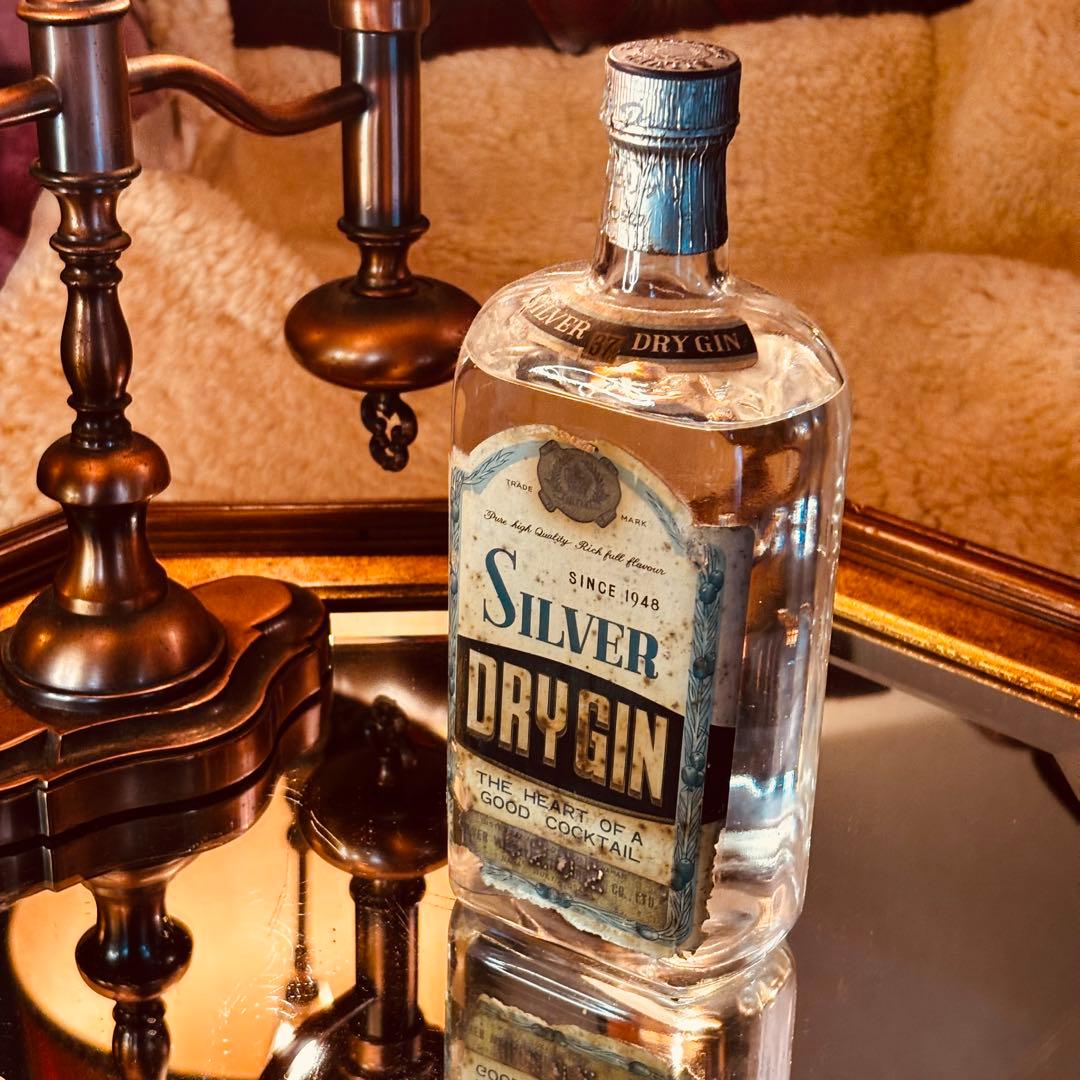 未開封古酒 希少 シルバーウイスキー社ドライジン SILVER DRYGIN