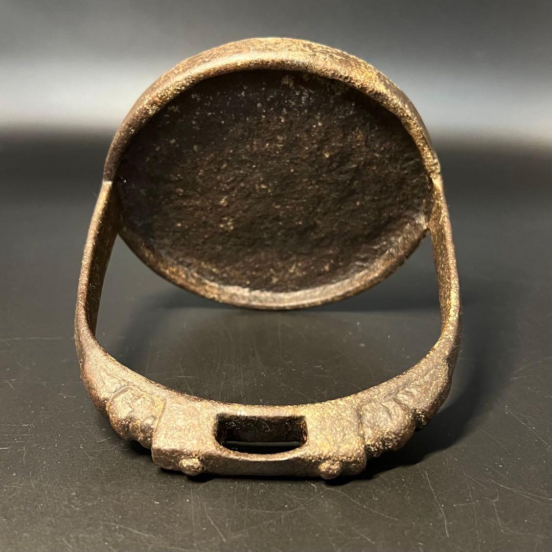 ◎古道具 庵々◎李朝後期 鉄製馬具 李朝 鐙■古道具古美術骨董茶道具華道具武具