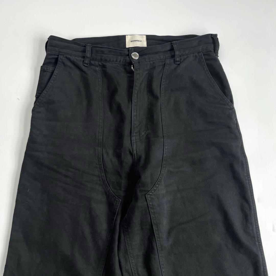 シシクイ THE SHISHIKUI Painter pants BLACK38