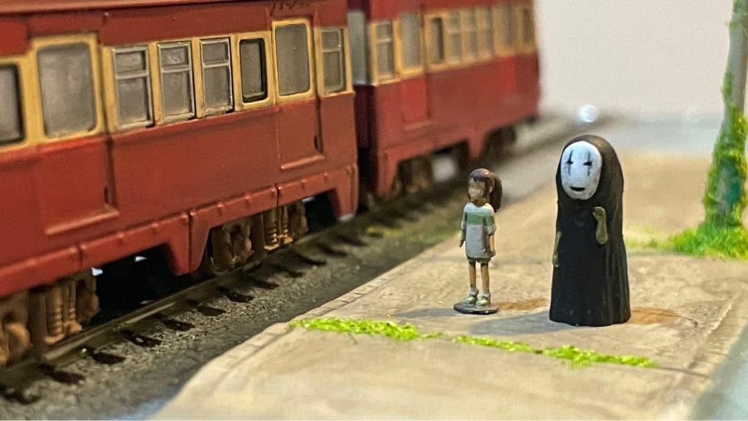 千と千尋の神隠し風　海原鉄道　ジオラマ