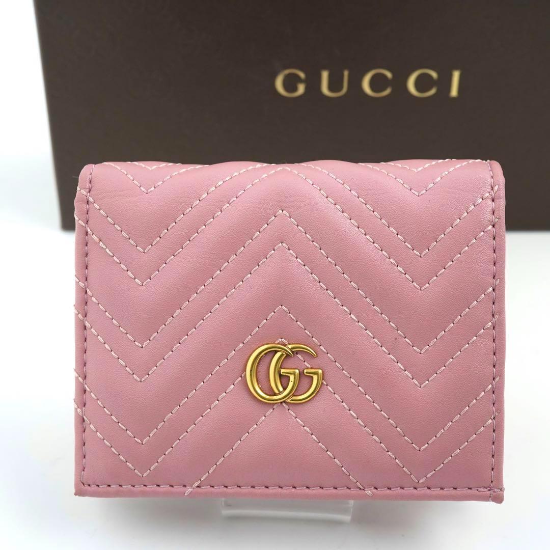 ✨新品未使用✨ GUCCI ミニ財布 GGマーモント インターロッキング