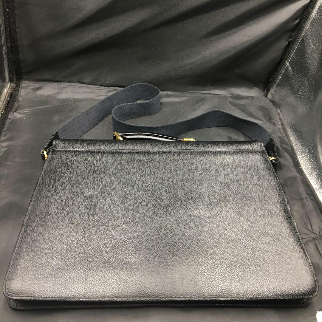 バリー BALLY ビジネスバッグ ブリーフケース レザー ダイヤルキー 中古品