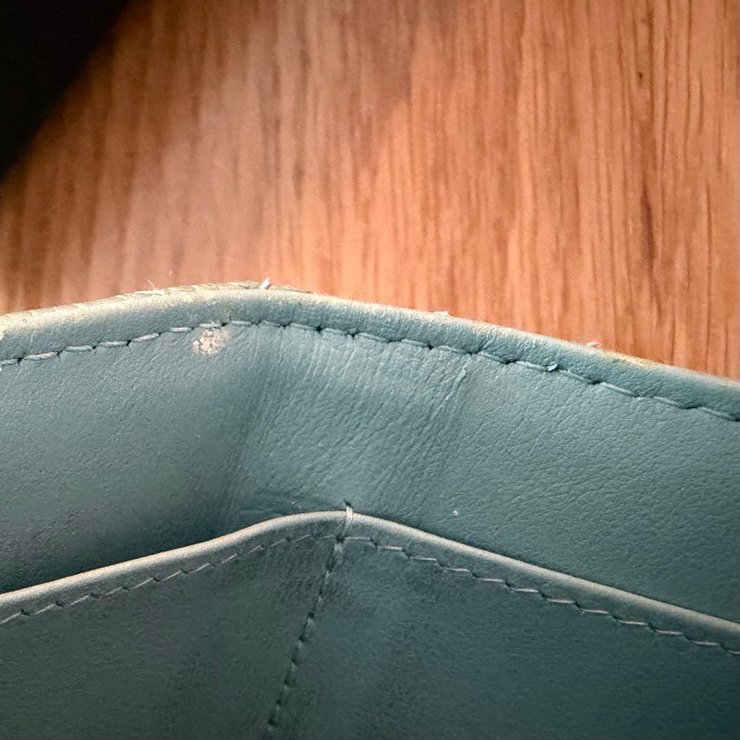 CHANEL ボーイシャネル 三つ折り財布 ミントグリーン