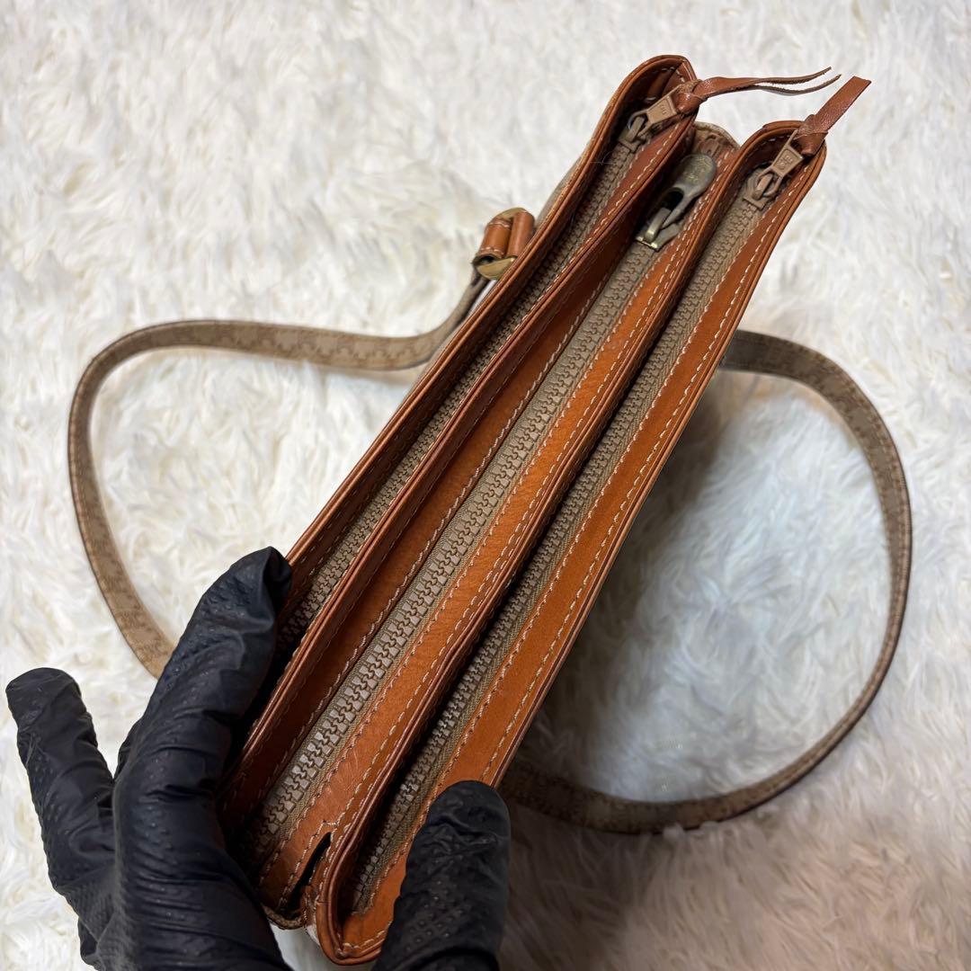 は*な様 美品✨ OLD CELINE セリーヌ マカダム ハンドバッグ レザー