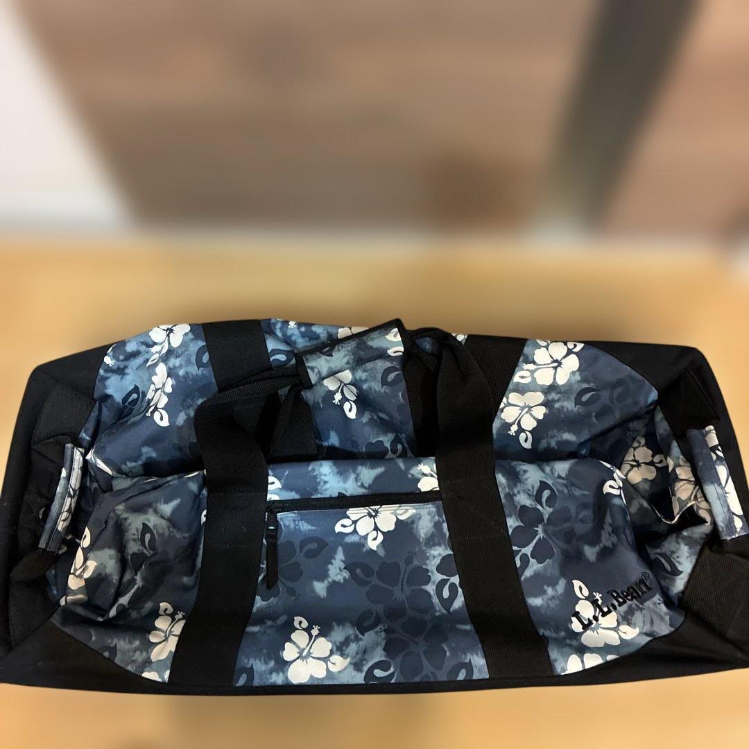 L.L.Bean 花柄ボストンキャリーバッグラージ1回使用のみ