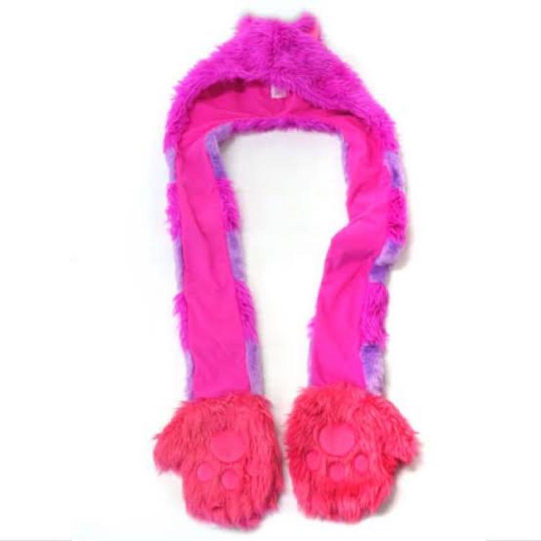 ディズニー チシャ猫 マフラーキャップ+手袋