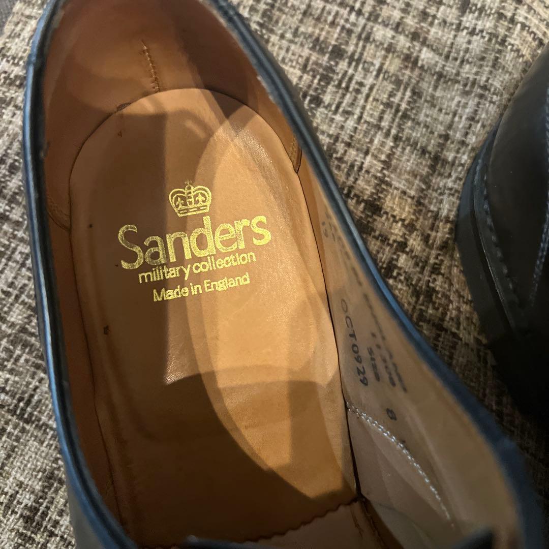 Sanders ブラック ドレスシューズ