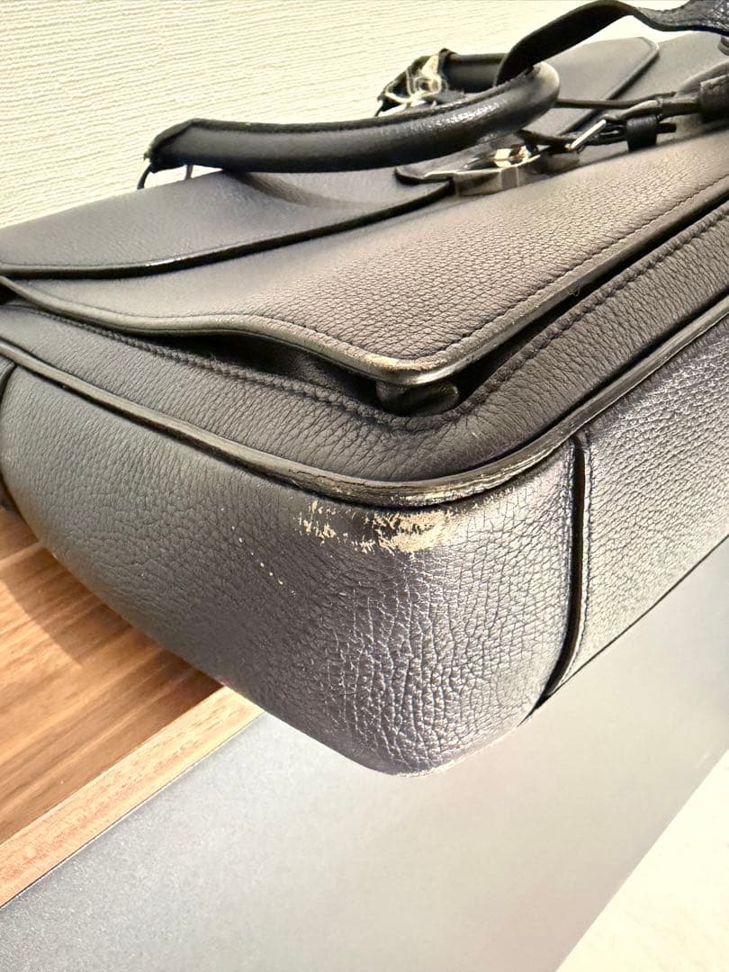 ダンヒル ブリーフケース アルバニー　ネイビー