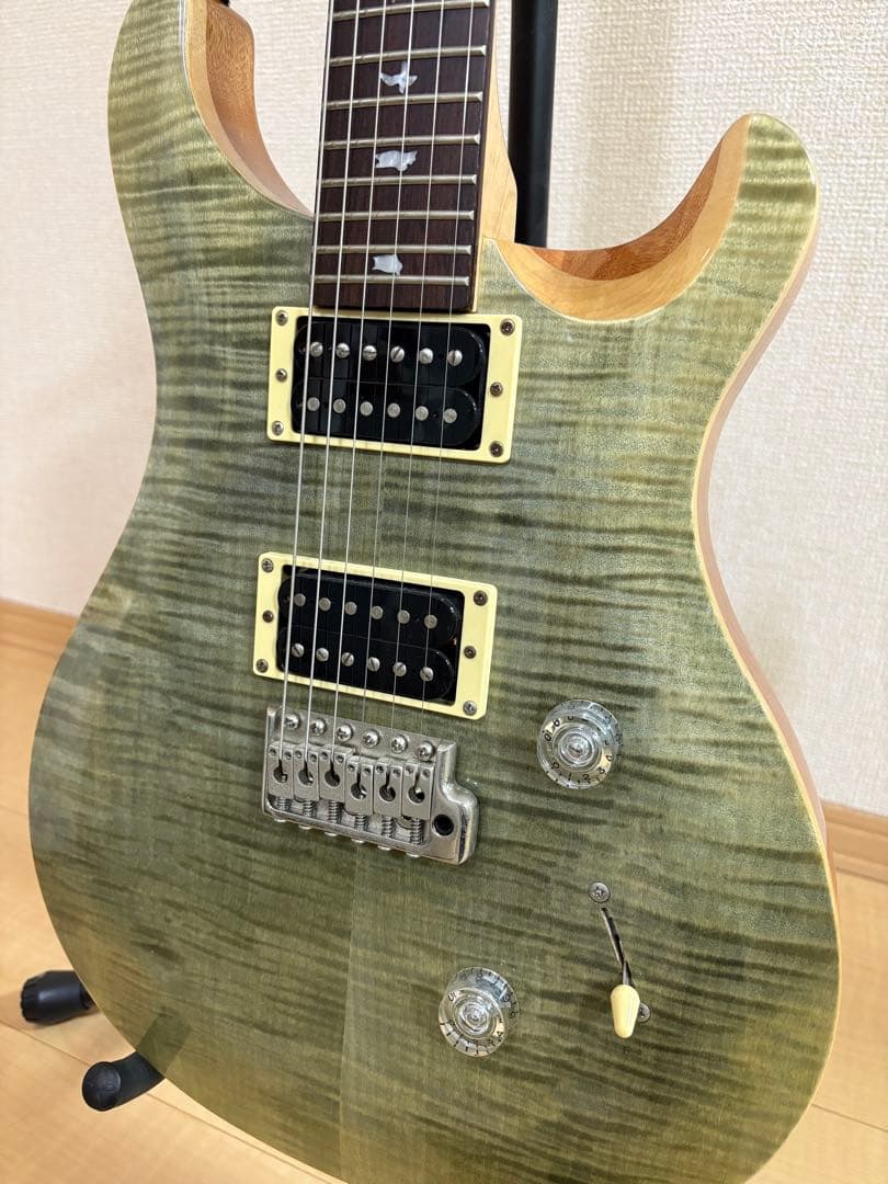 【たいちゃんママ】PRS SE Custom24Trampas Green