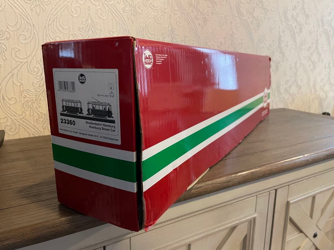Gゲージ LGB ハンブルグ路面電車2両セット