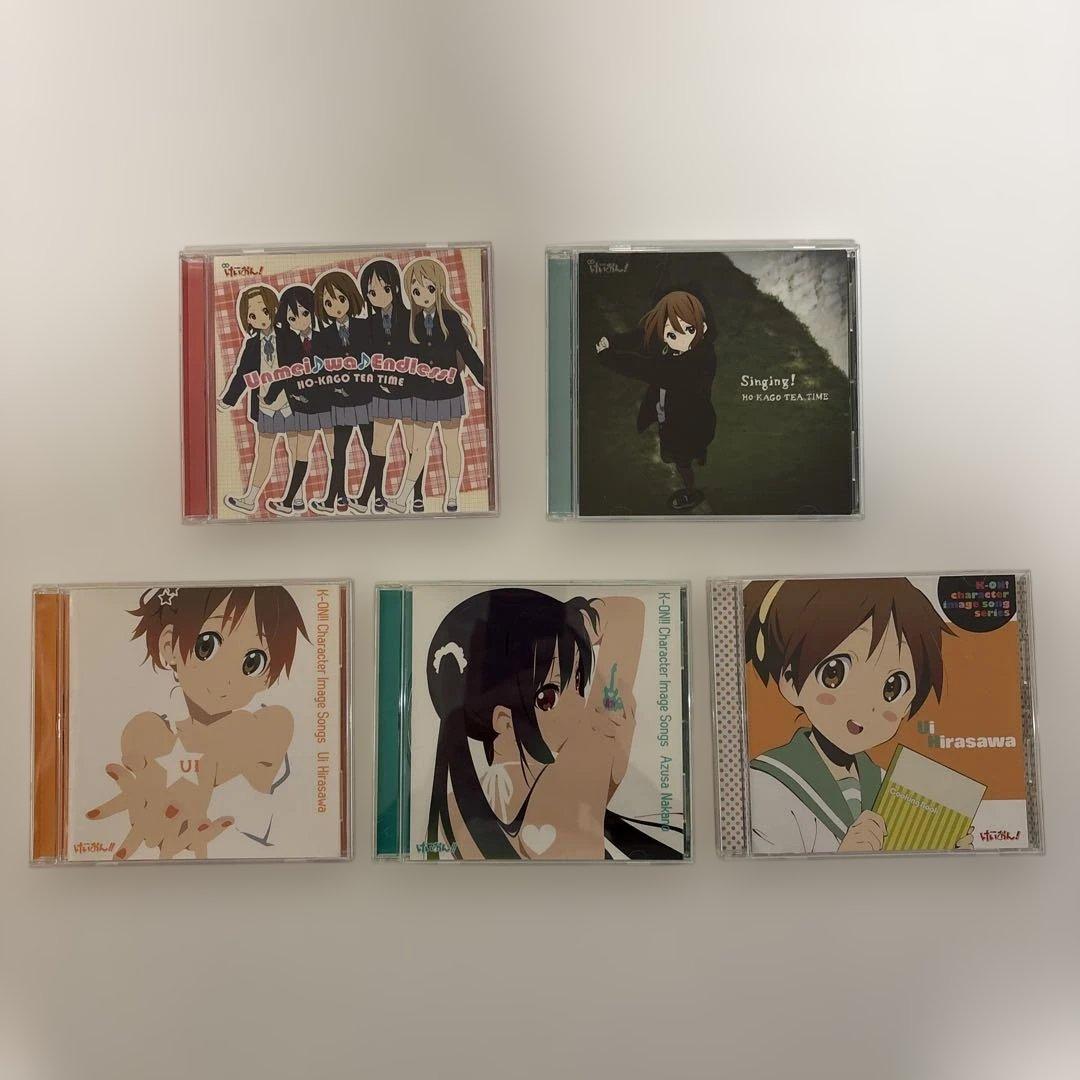 けいおん CD まとめ売り 5枚セット キャラクターソング 放課後ティー