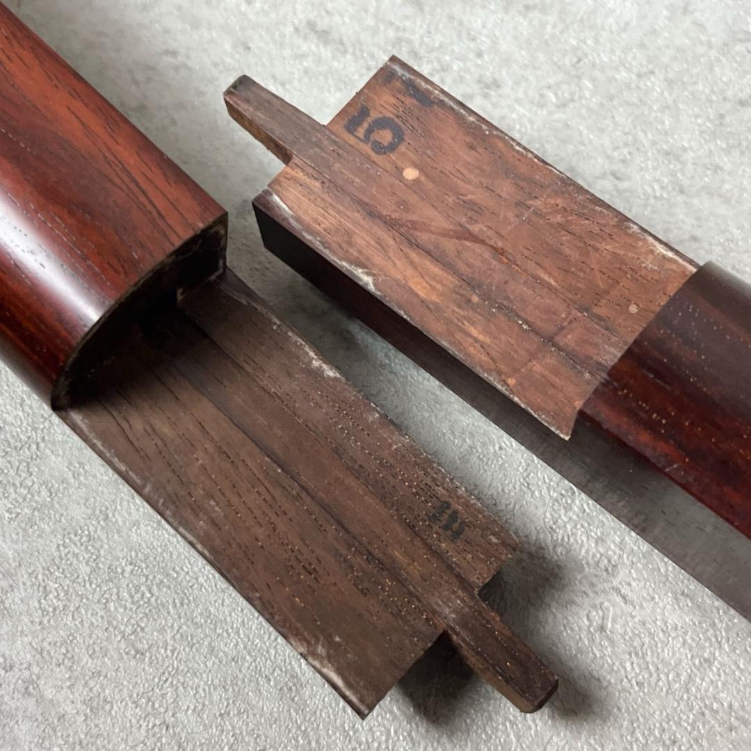 三味線 正寸 中棹 東さわり 1枚溝 丸打ち胴 紅木 紫檀 和