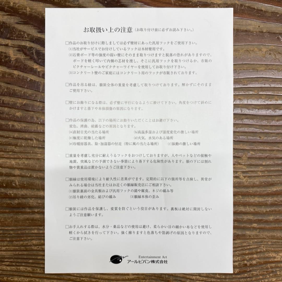 美品 超特大！掛け軸 天野喜孝作「妖花」リトグラフ 作品保証書付き