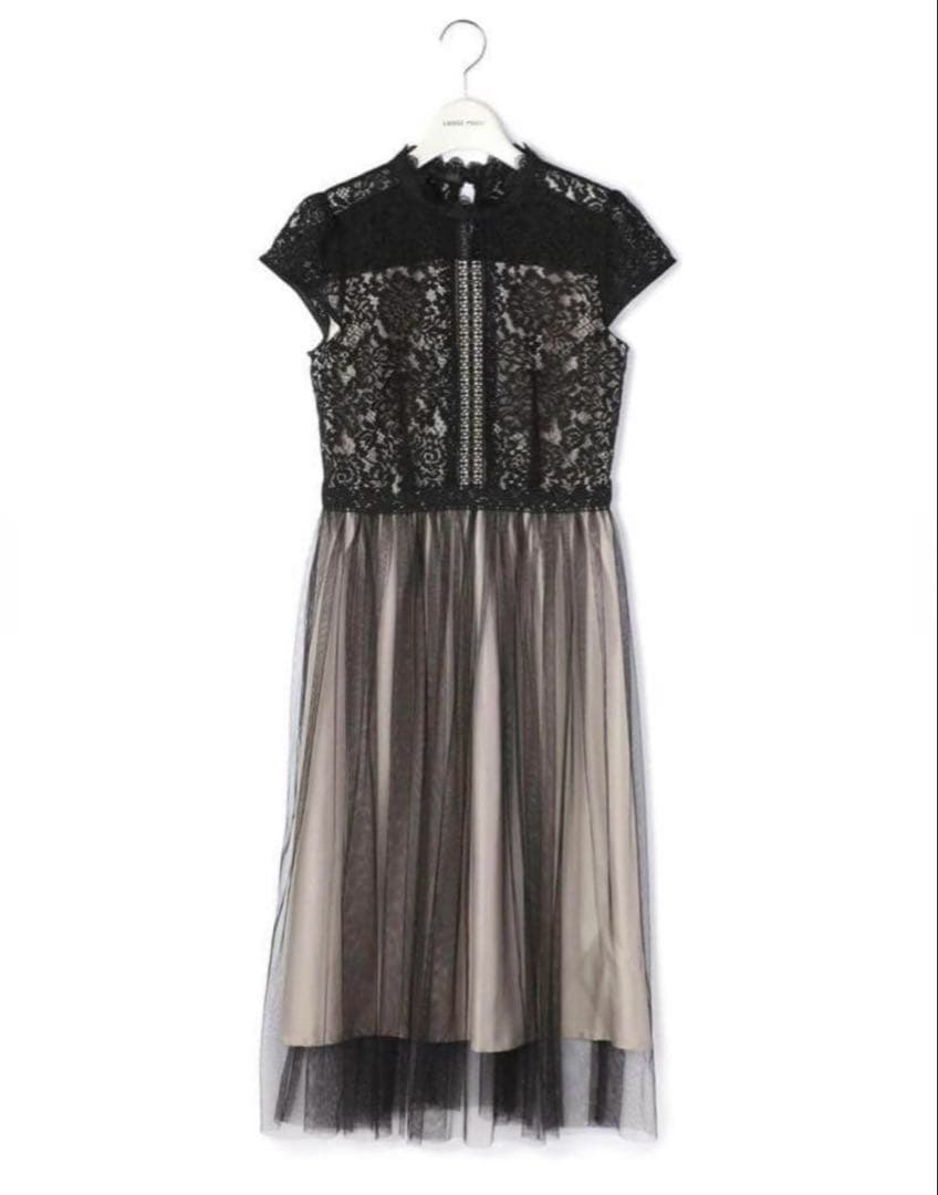 LAISSE PASSE】レース×チュール オケージョンドレス