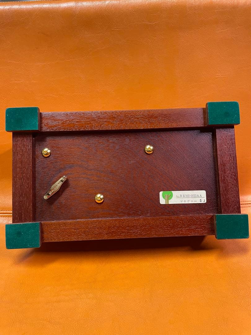 ORPHEUS マホガニー　オルゴール 収納付き