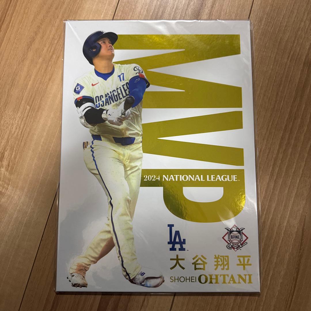 新品】2024NL MVP受賞記念 大谷翔平 プレミアムフレーム タオルセット