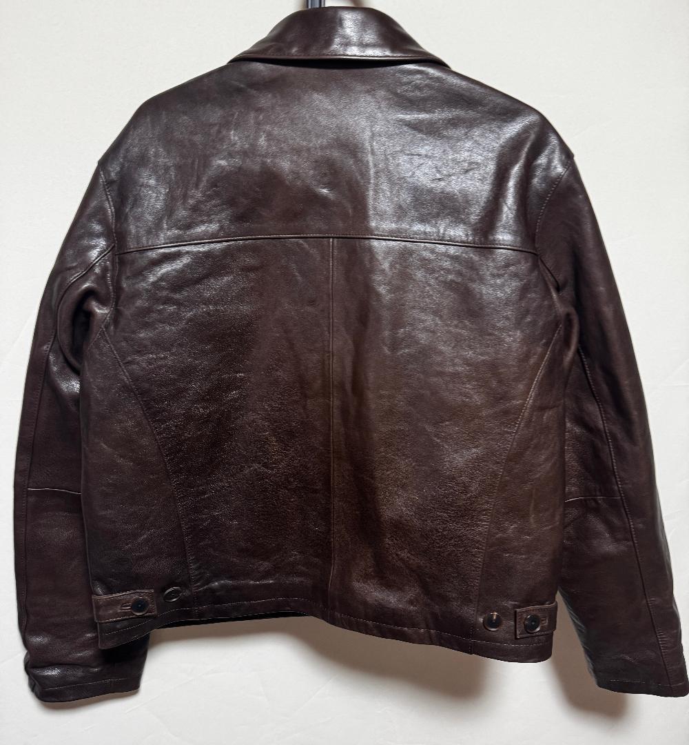 AURALEE Lamb Leather Zip Blouson Black | HAVEN AURALEE HEAVY LAMB