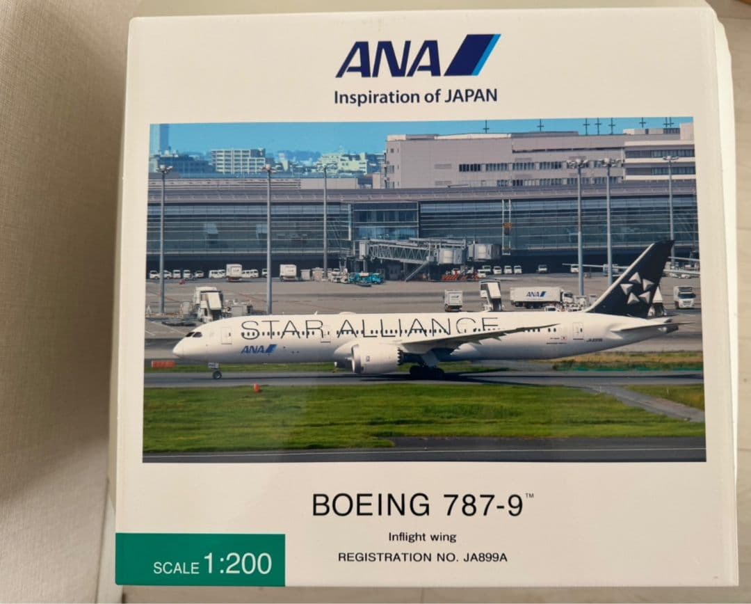 全日空商事 1/200 BOEING 787-9 MODELNO.NH20149 NH20149 1:200 BOEING 787-9 JA899A STAR ALLIANCE 完成品（WiFi