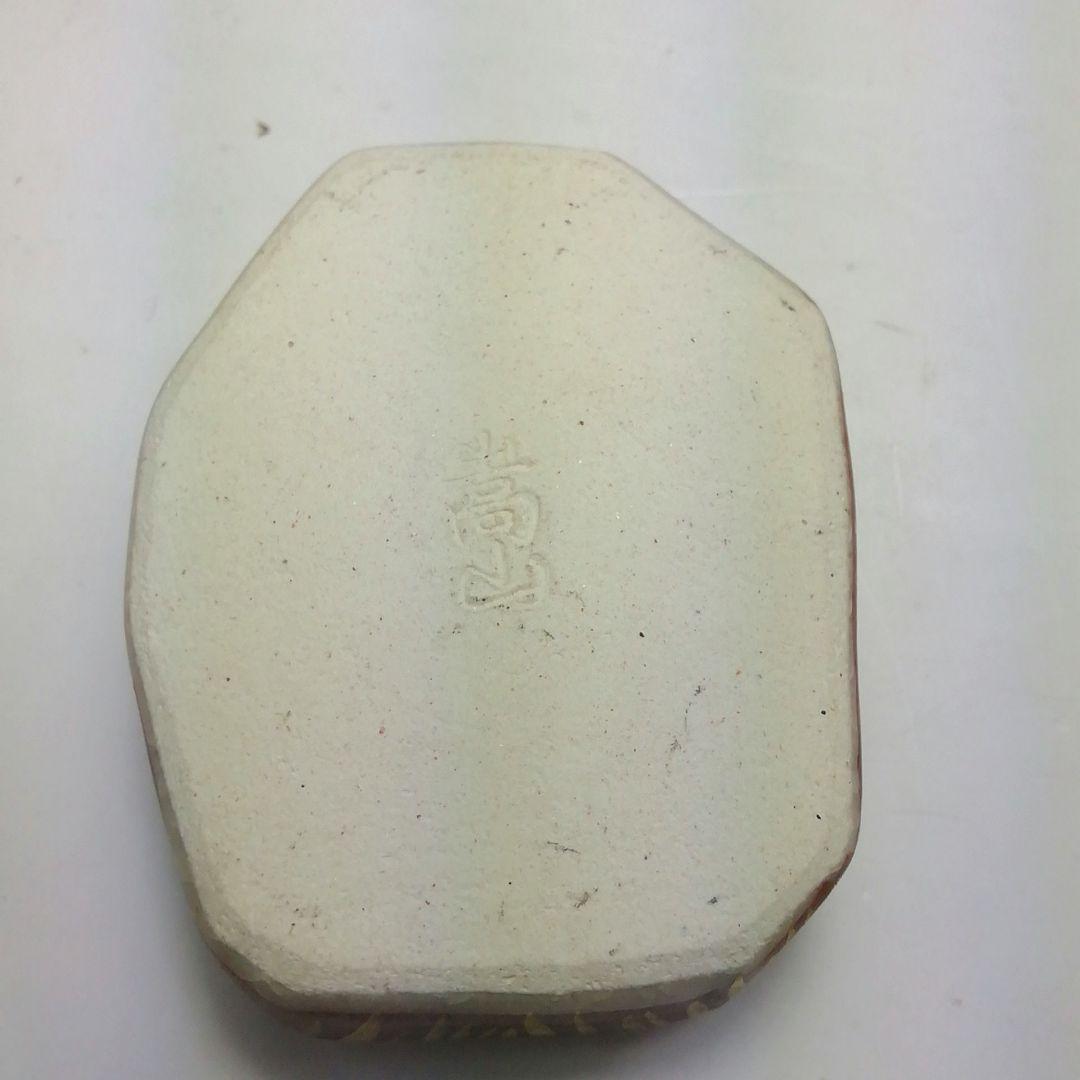 Ｓ８０３　香合　『鶏　香合』『通次嵩山』　共箱　茶道具