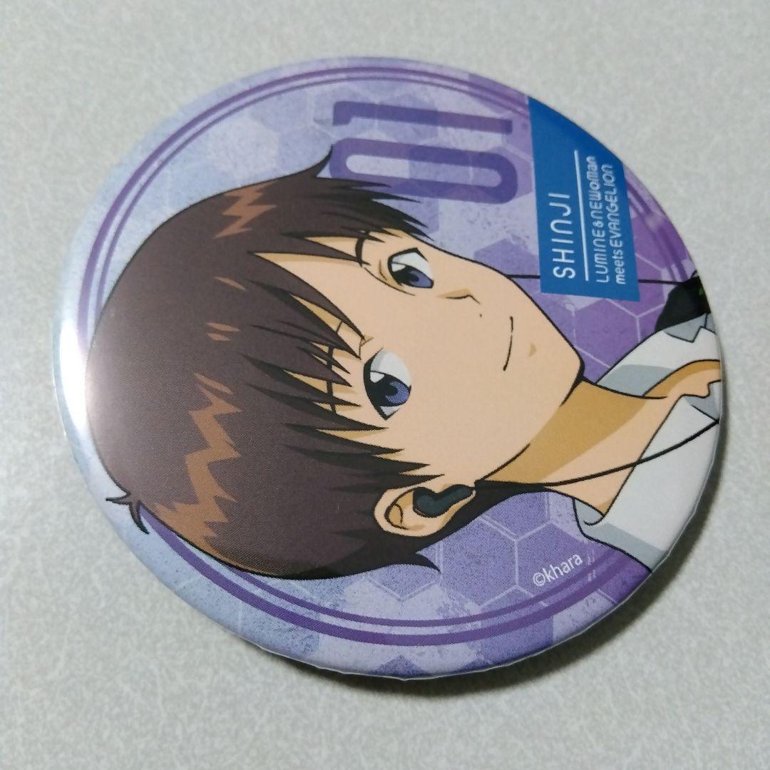 エヴァンゲリオン】碇シンジ ルミネ＆ニュウマン コラボ 缶バッジ LUMINE