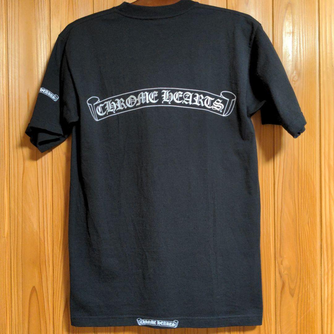 正規品 CHROME HEARTS クロムハーツ 半袖 Tシャツ ダガープリント クロムハーツ 半袖Tシャツ ダガー グラデーション ホースシュー