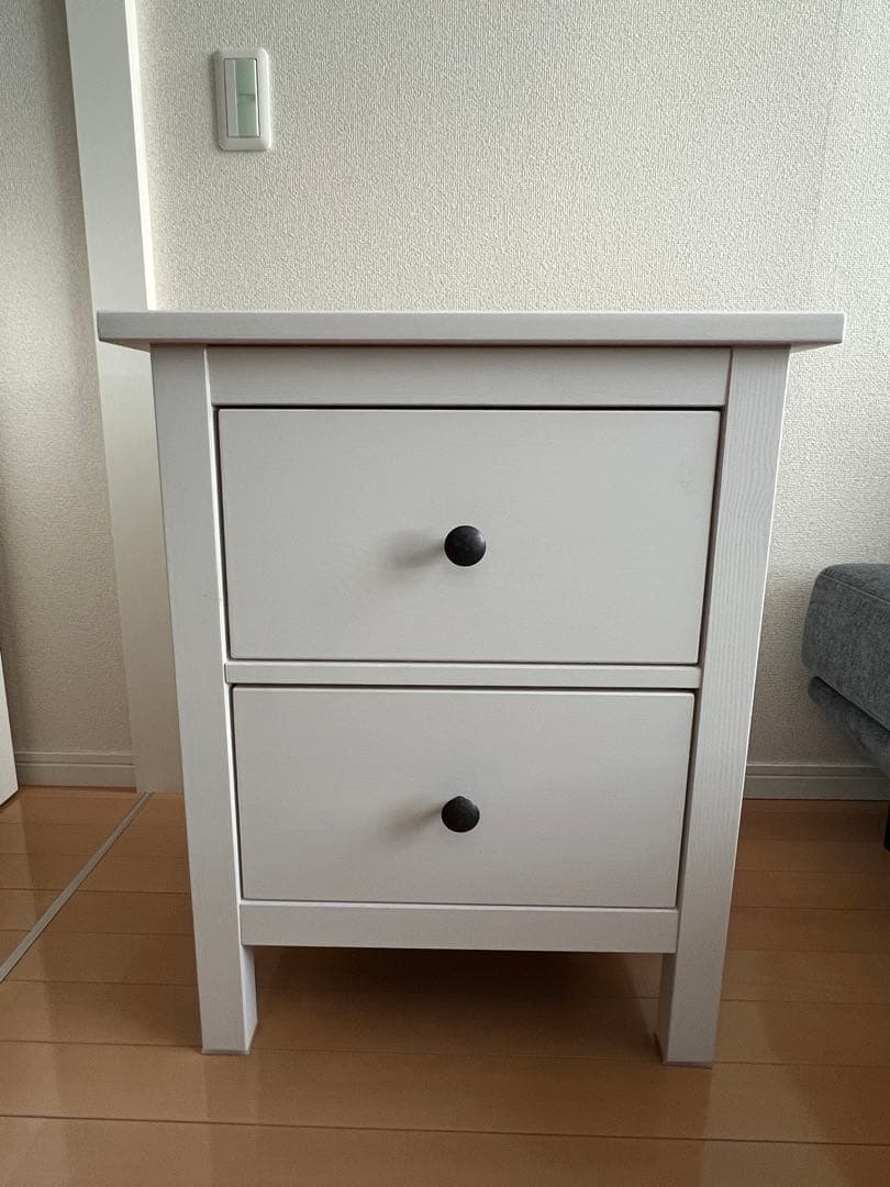 IKEA イケア チェスト　HEMNES ヘムネス 決まりました】IKEA HEMNES ヘムネム チェスト 引き出し×3 ホワイト