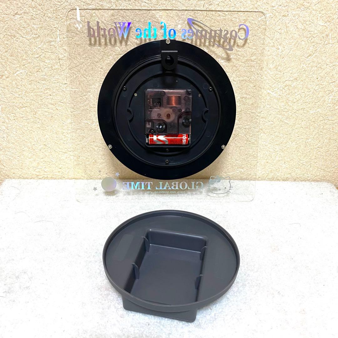 き*マ様 レア・美品 ハローキティ ワールドクロック 壁掛け時計