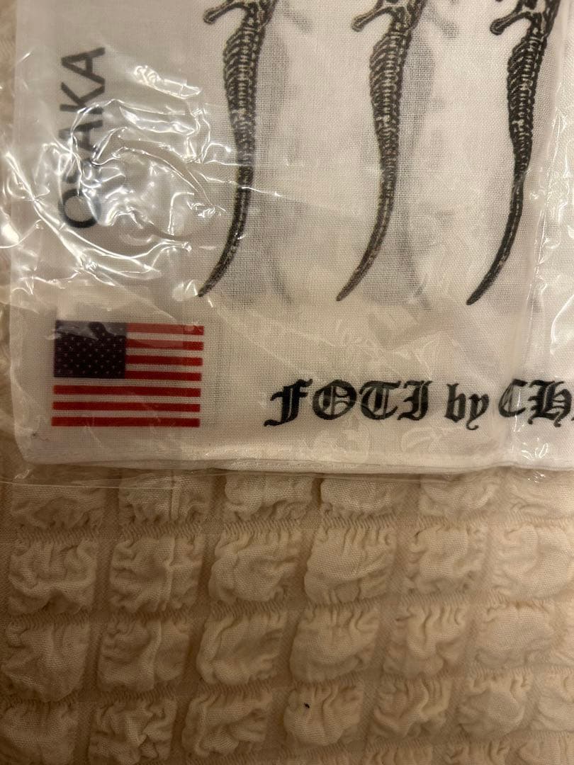 正規品 クロムハーツ FOTI ART EXHIBITION 2009 バンダナ