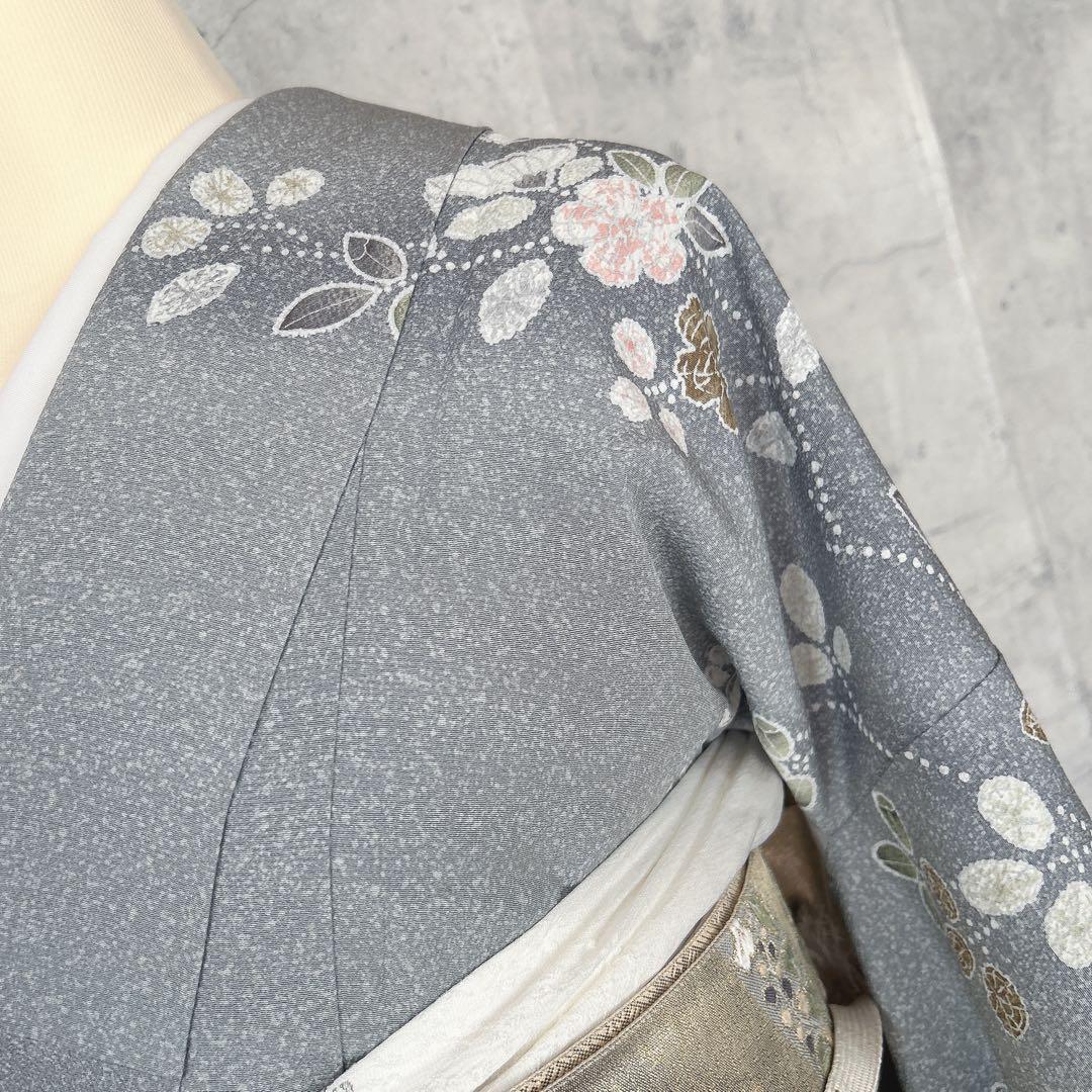 訪問着フルセット 辻ヶ花 着物 正絹 水色 華やか 入学式 卒業式