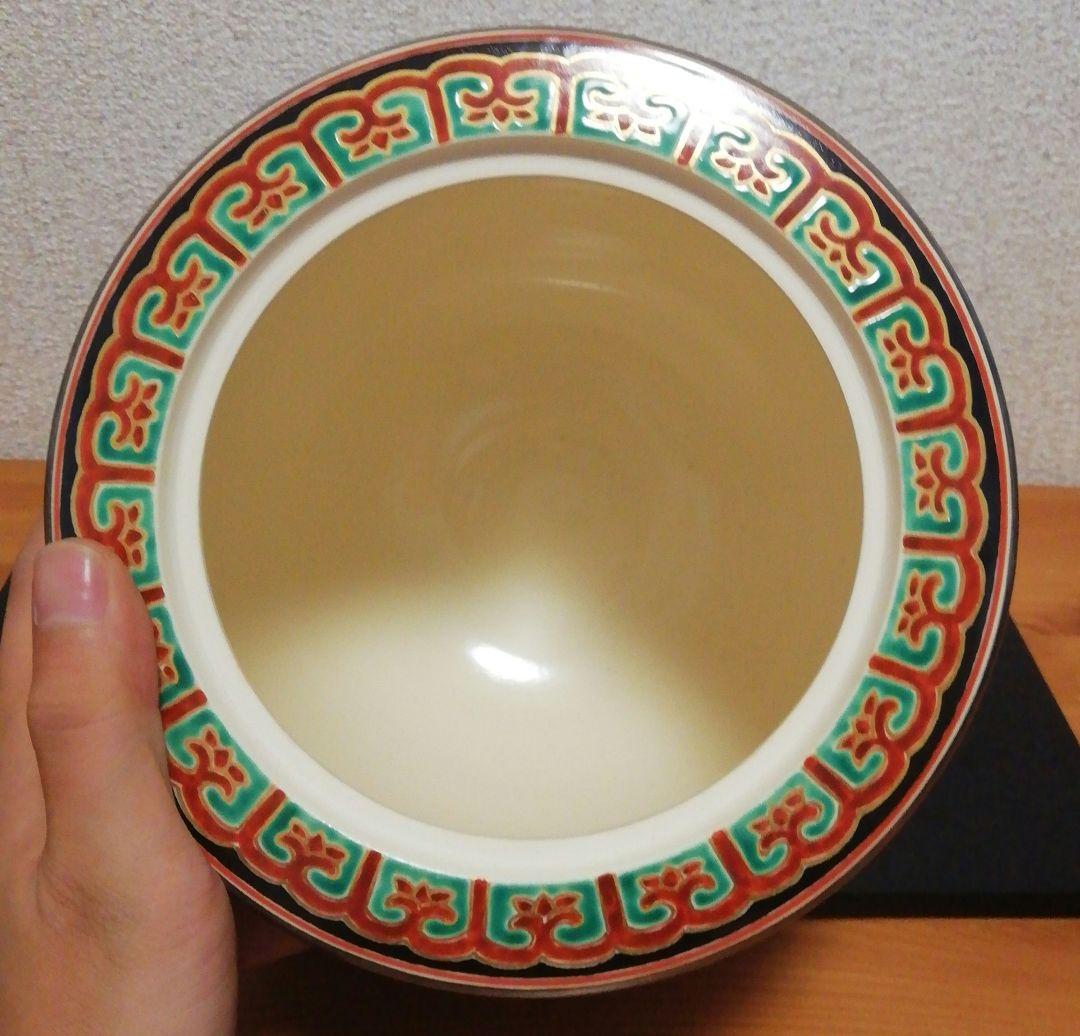 手塚大示作 仁清 柳橋 水指 共箱 共布 茶道具