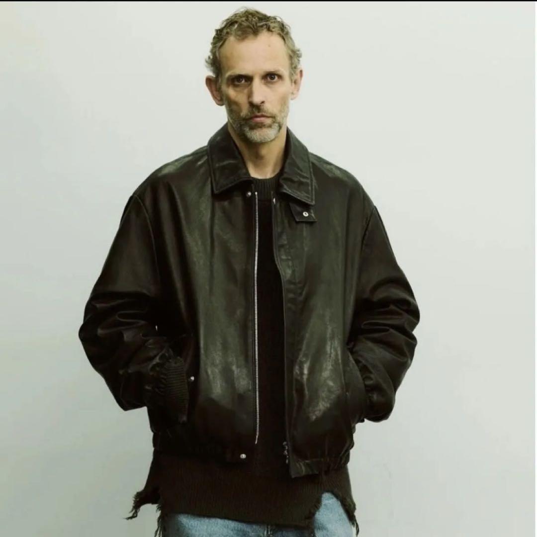 ssstein 24SS LEATHER ZIP BLOUSON シュタイン SSSTEIN 