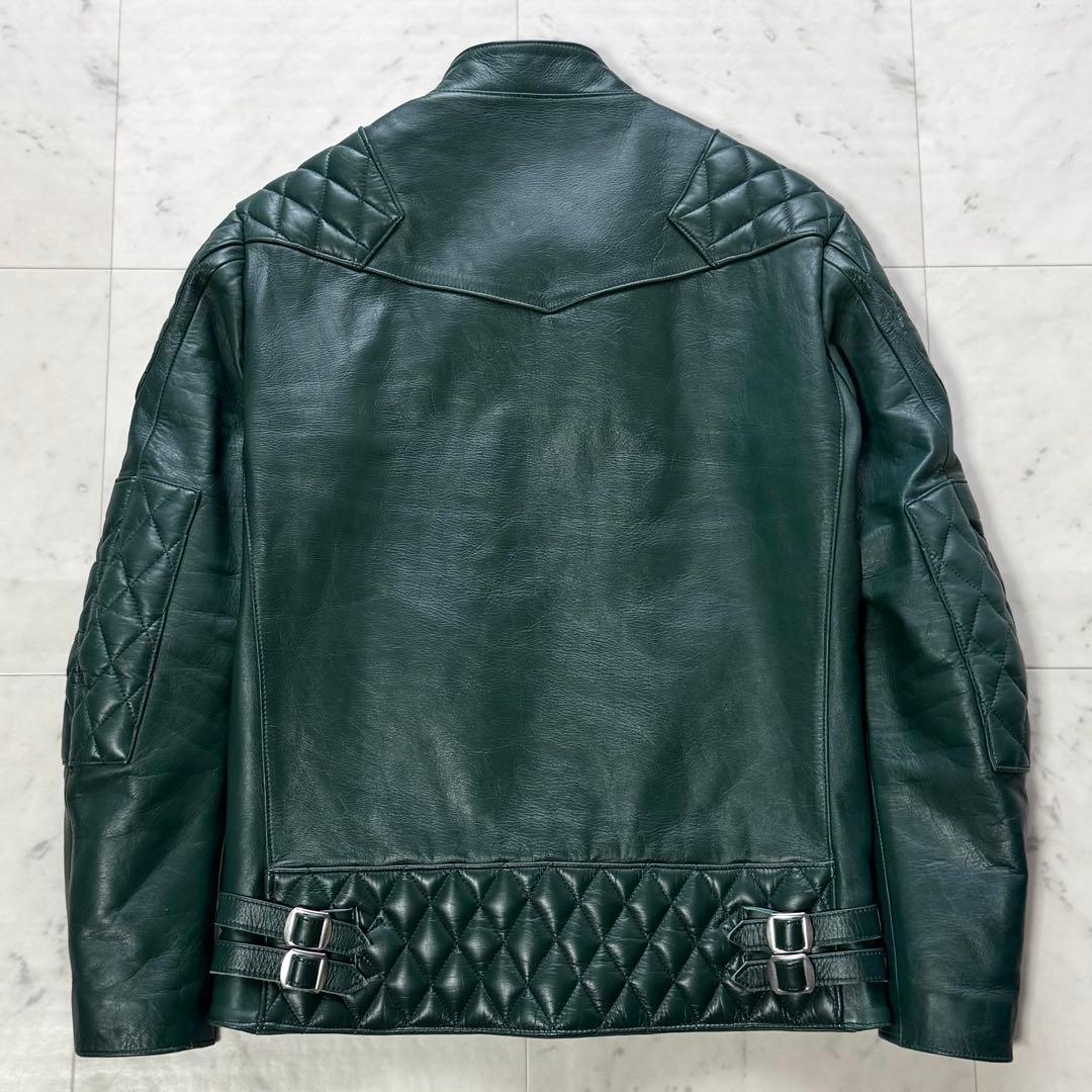 blackmeans 23SS カウレザー ダブルライダースジャケット blackmeans