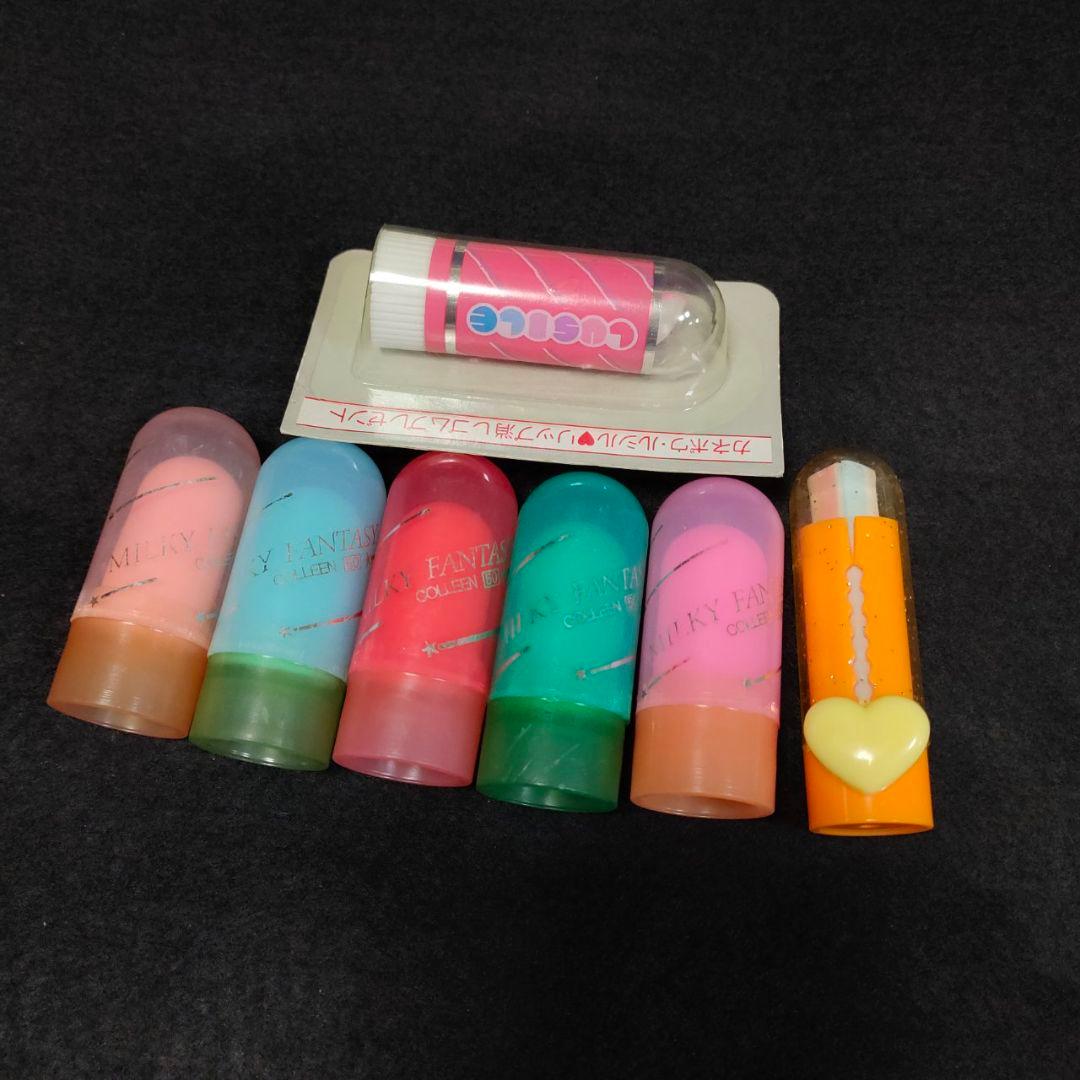 □ 昭和レトロ リップ系消しゴムセット ルシル MILKY FANTASY □